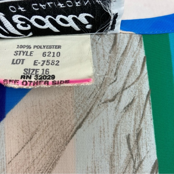 Vintage Teddi Of California Size 16 Cinch Hem Sheer Top Dolman Sleeve Chiffon - Picture 5 of 10